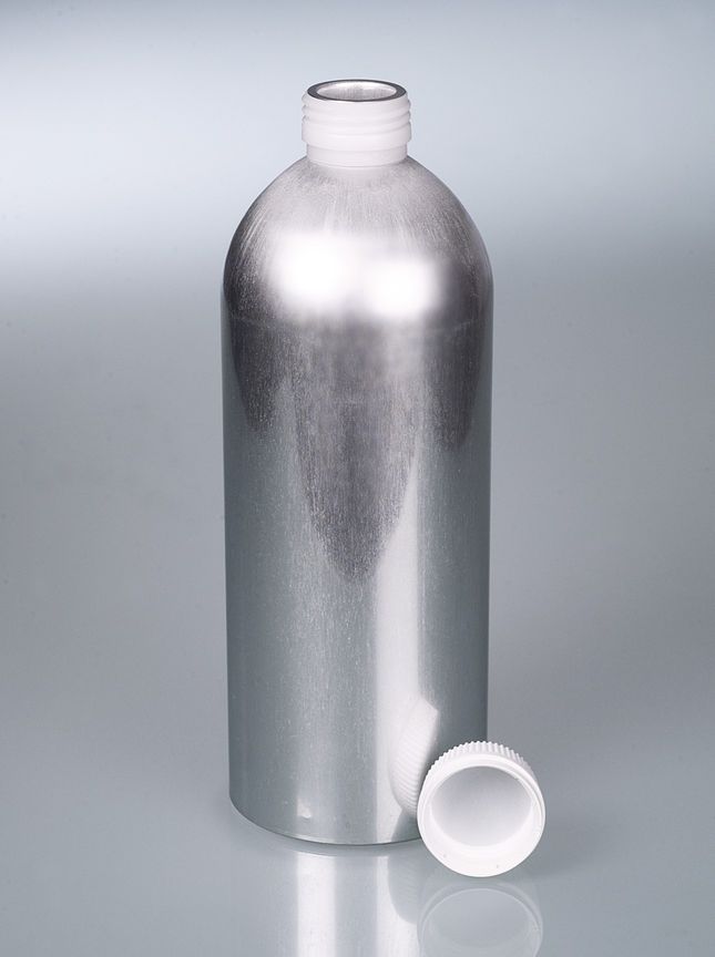 Aluminium bottle, UN, AL 99.5, 3000 ml w/ cap