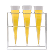 Imhoff Cone, Pack Of 4 W/Screw Caps, 4 pcs