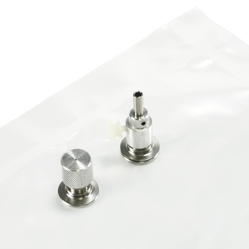 Tedlarpose, 1 L, 2 SS-fittings