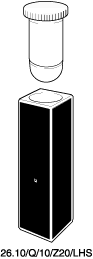 Kuvette, 26.10/LHS, Spec-Q, 10mm, 0,01ml, Z 20mm