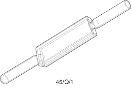 Kuvette, 45-F, Spec-Q, 1mm, 0,4ml