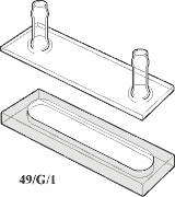 Kuvette, 49, opt. glas, 1mm, 0,3ml