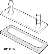Kuvette, 49, Infr-Q, 0,5mm, 0,15ml