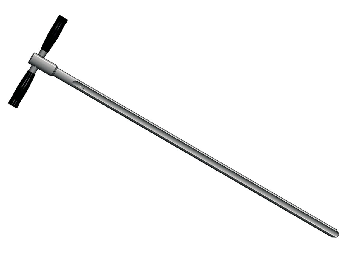 Soil GeoSampler, 81 cm, flute 300mm, w/ foot bar