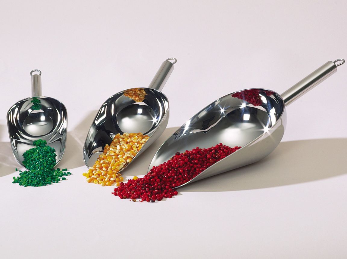 FoodScoop, V2A, 100ml, total l:215mm, LxW 120x60mm