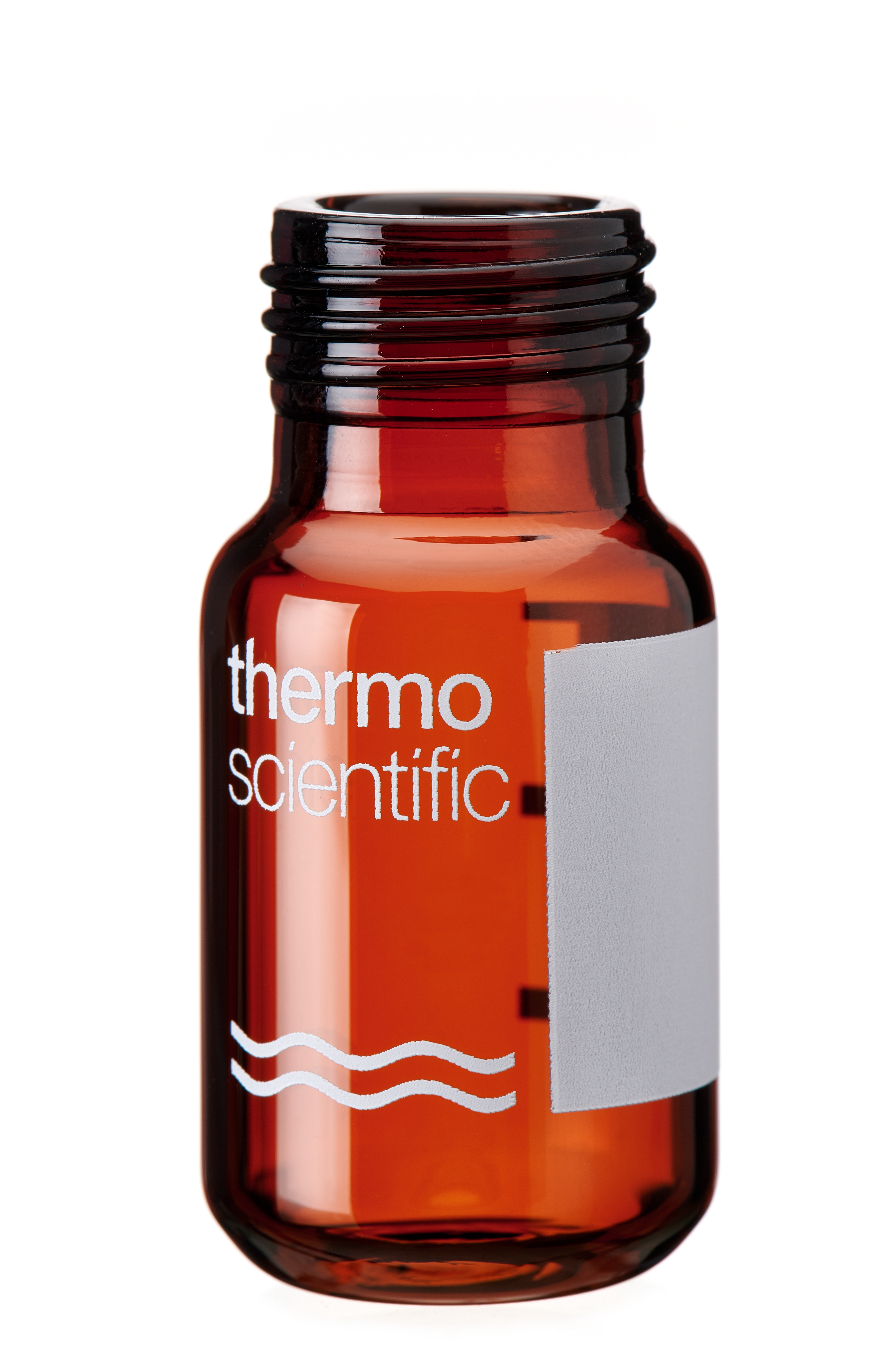 Vial 10ml brun skrue 18mm rundet bund, 100stk