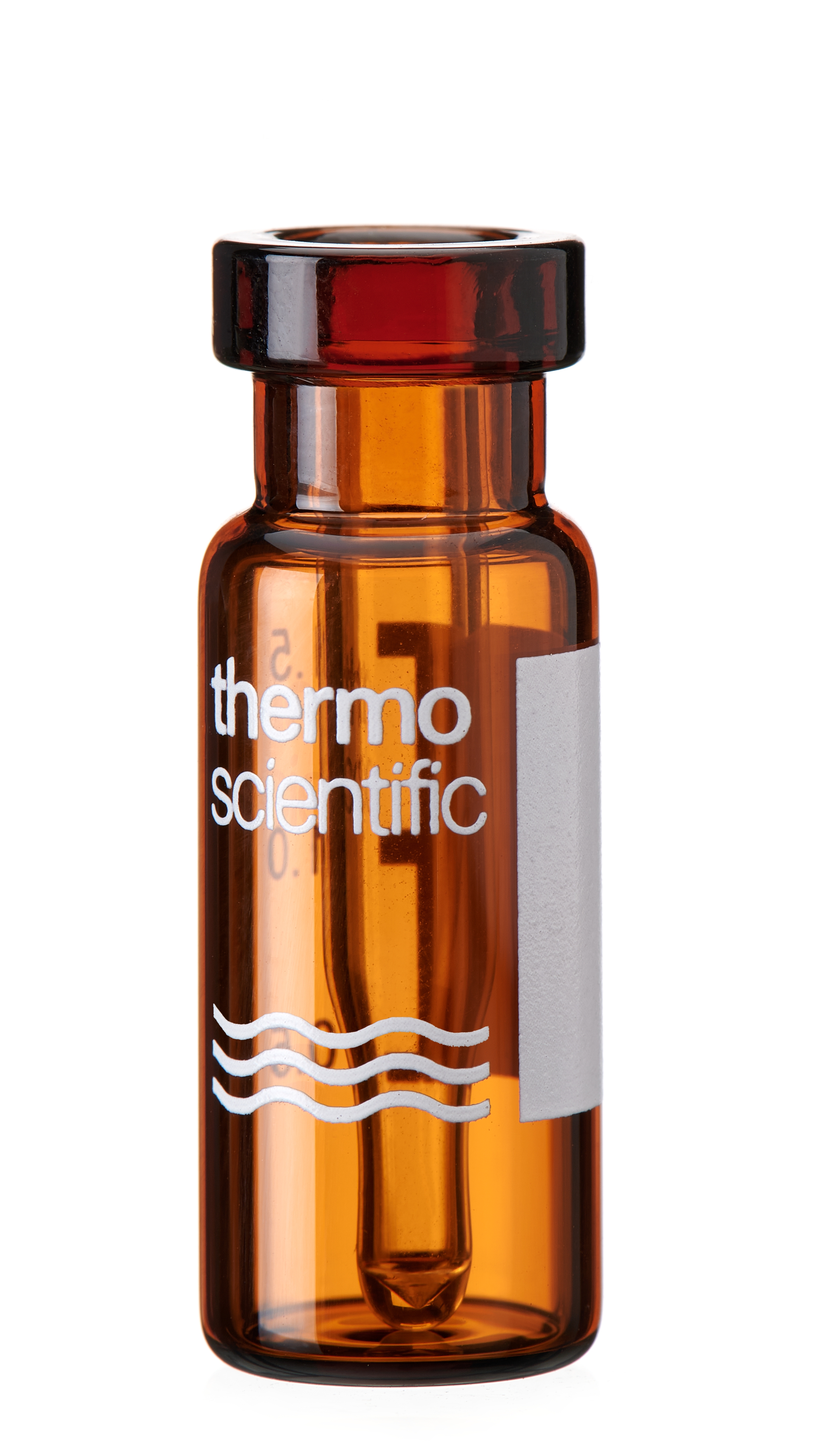 Vial 0,3ml brun crimp lbl m/indsats, 100stk