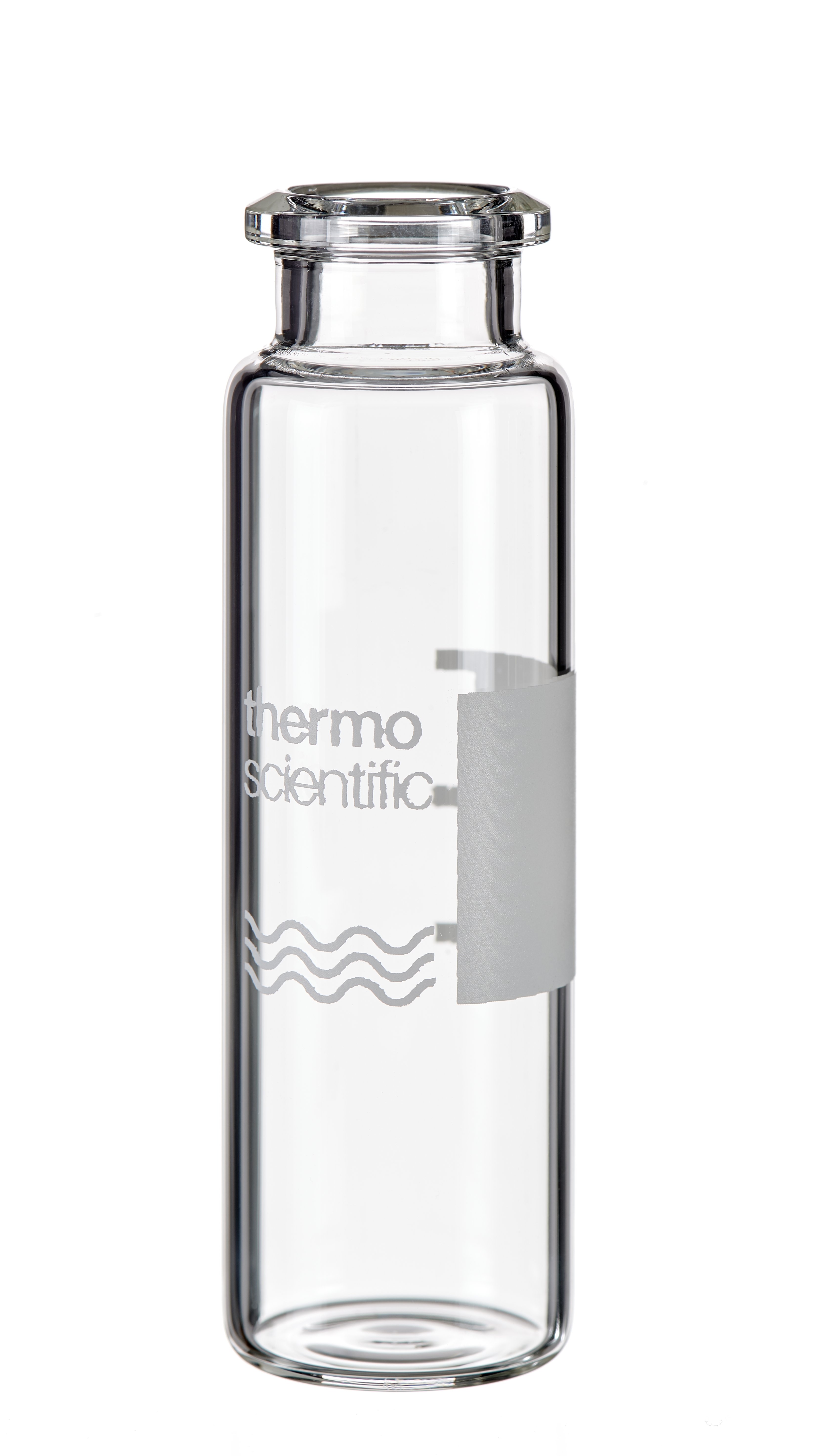 Vial 20ml crimp 20mm skrå kr. flad bund, 100stk