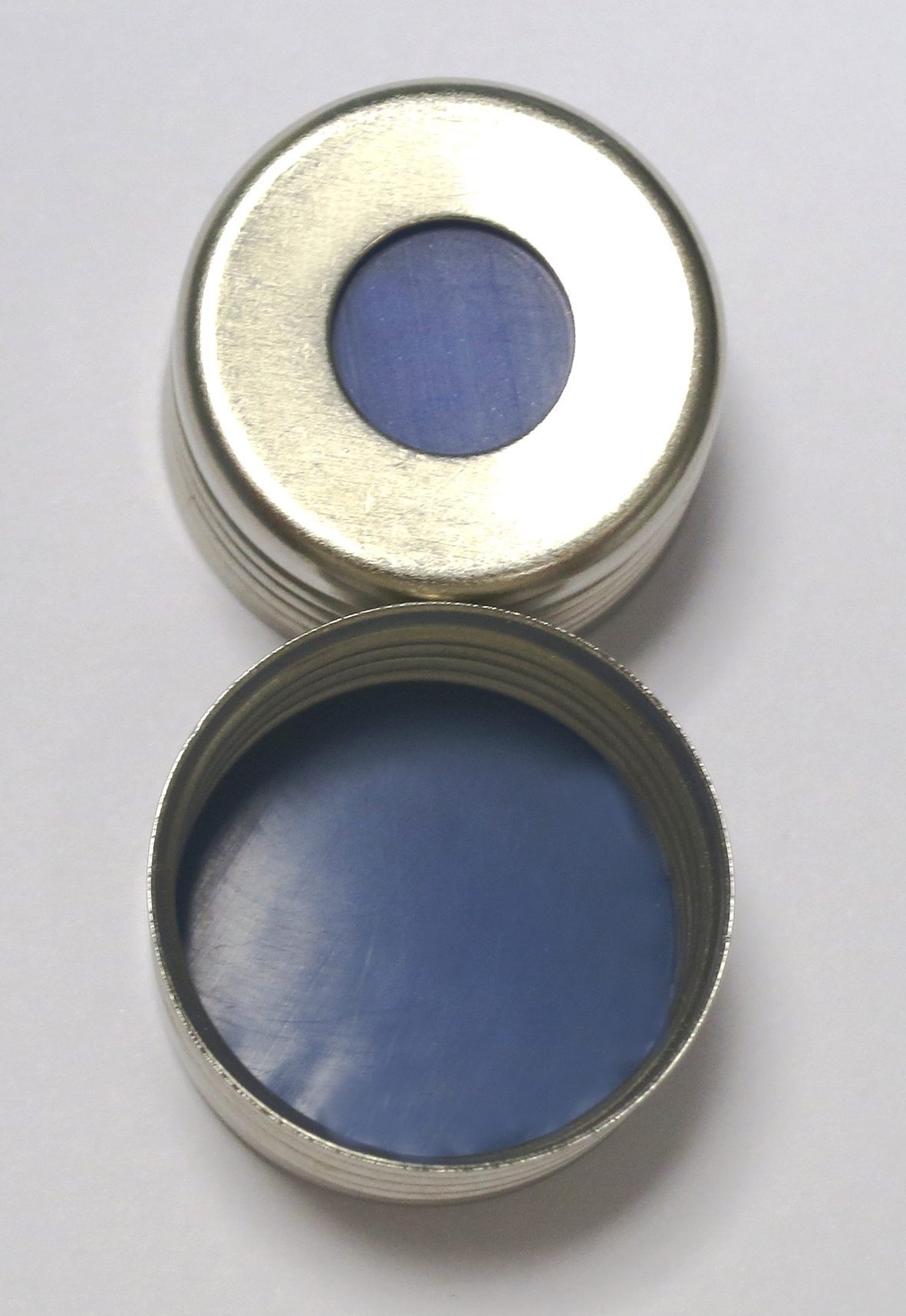 Skruelåg 18mm magn. sili/PTFE blød, 100stk