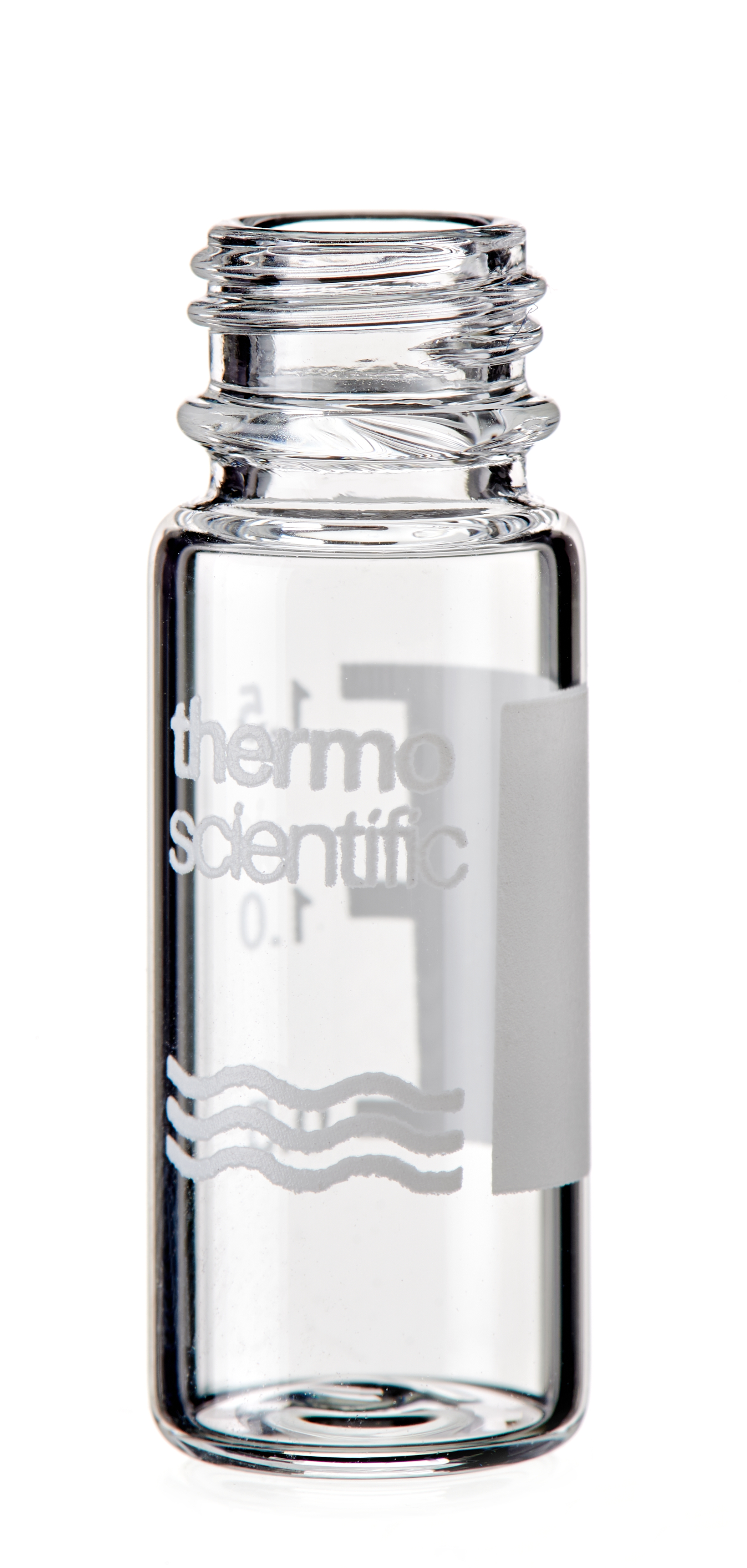 Vial 2ml klar skrue 9mm SureStop lbl, 100stk