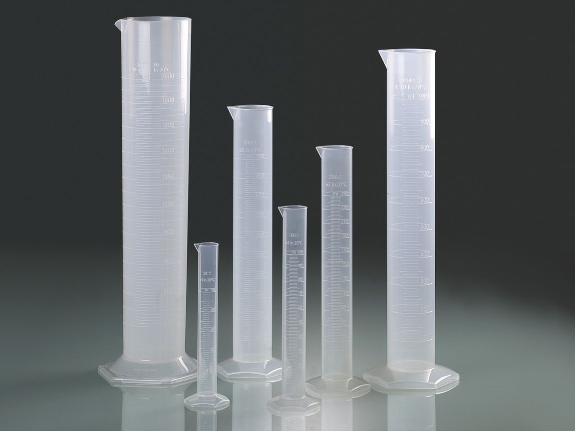 Graduated cylinder PP, transp.scale, categ.B, 50ml