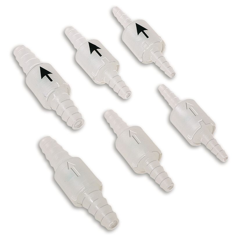 Non-return valve, con. nozzle, Ø8-10mm, embossed