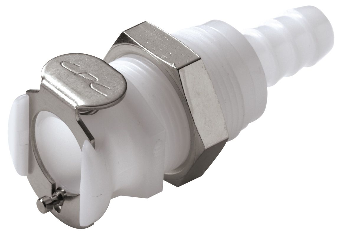 Lynkobling POM, hun, u. ventil, b-h,Ø6,5mm