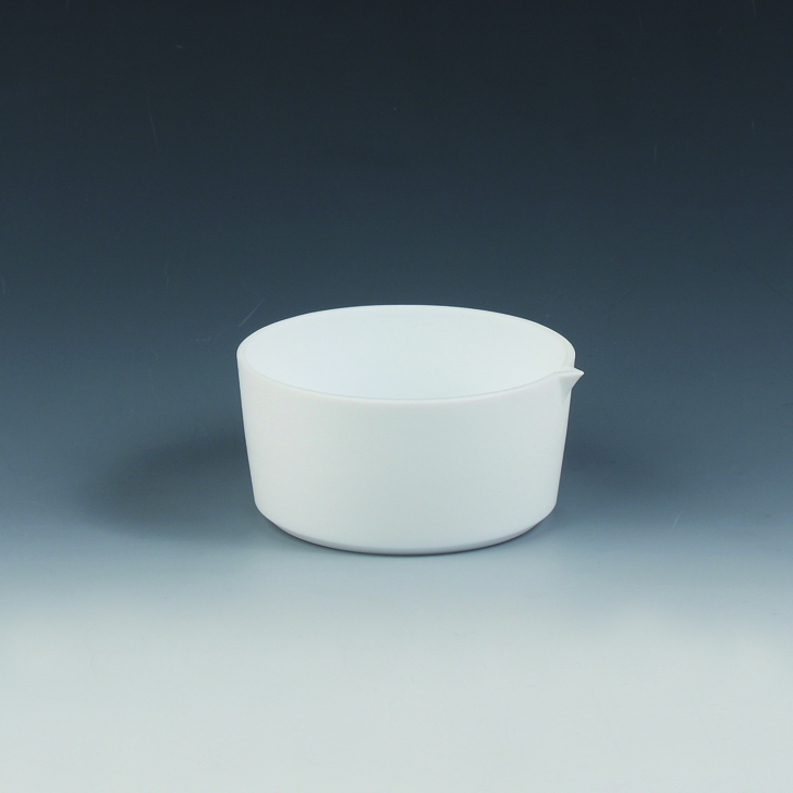 Inddampningsskål, konisk, med tud, 25 ml, PTFE