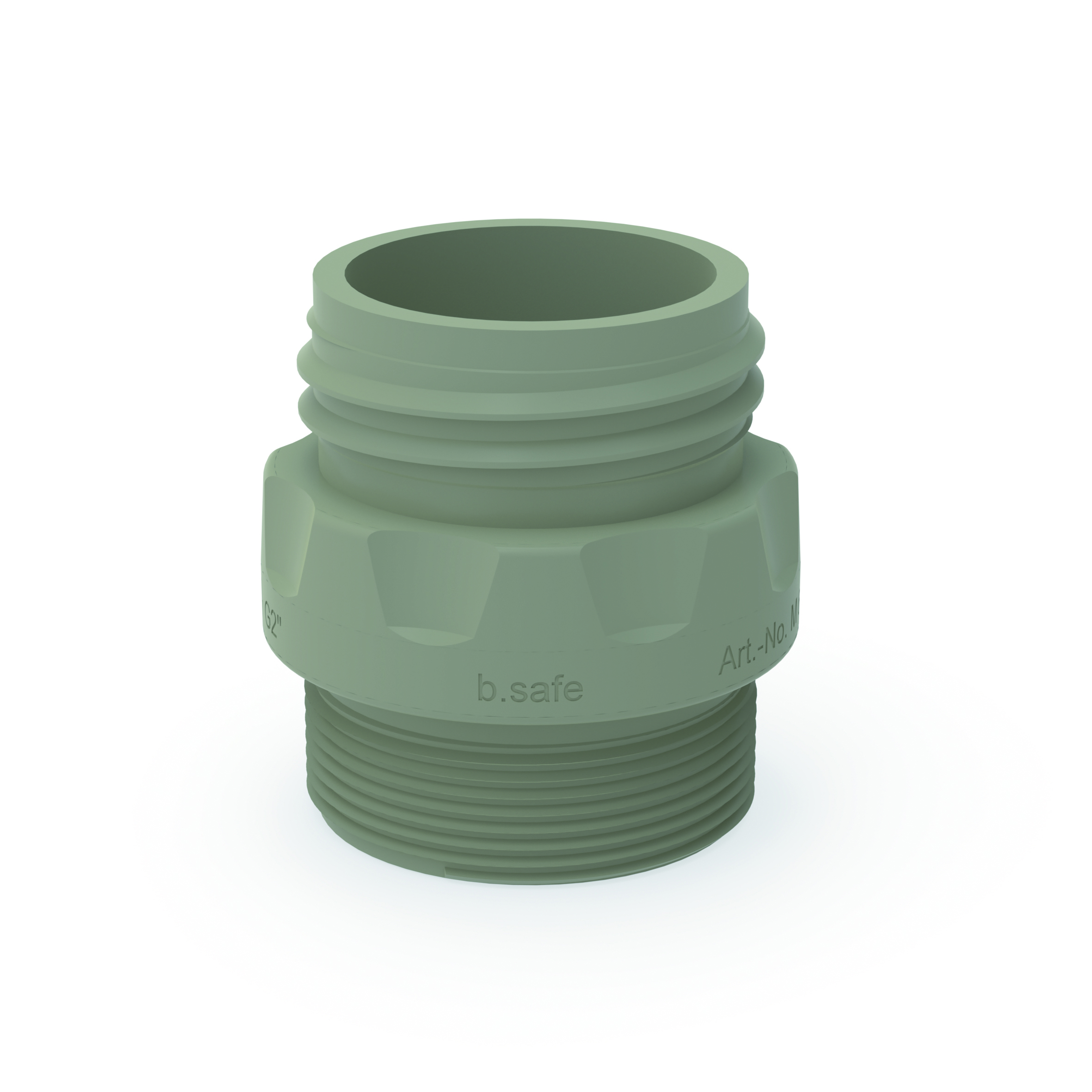 b.safe Adaptor GL45 (m) - G2"/BSP2" (m)