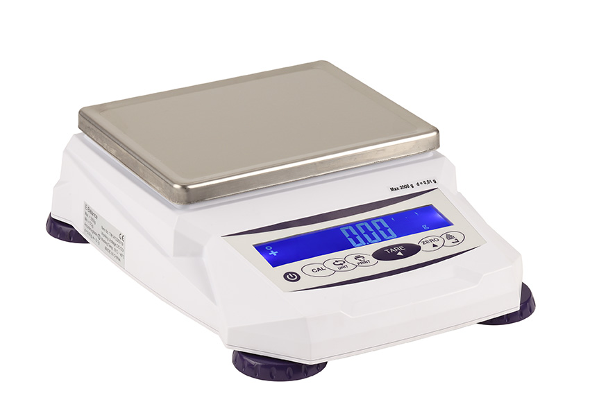 Topl. vægt, 0,01 g x 2000 g