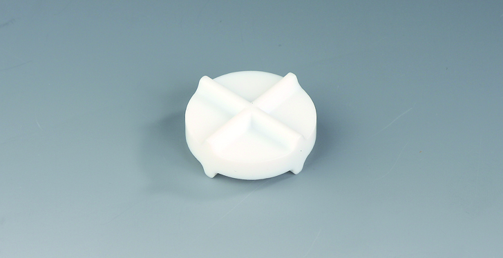 Magnetic stirrer, cross, x10 mm, PTFE