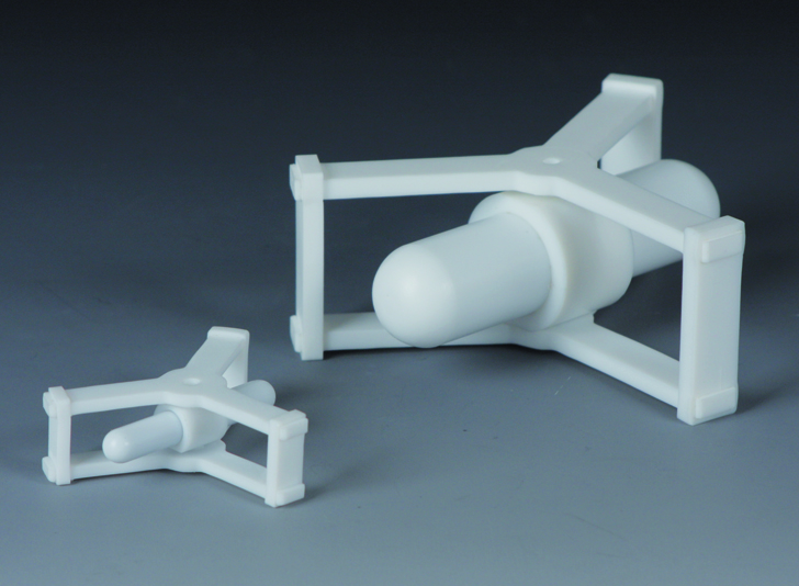 Omrørermagnet, Med holder, x15 mm, PTFE