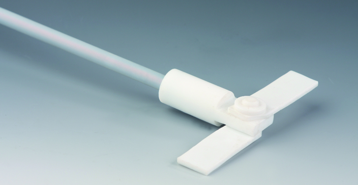 Skaft med Centrifugal, 350mm, Ø50mm, Ø4/6mm, PTFE