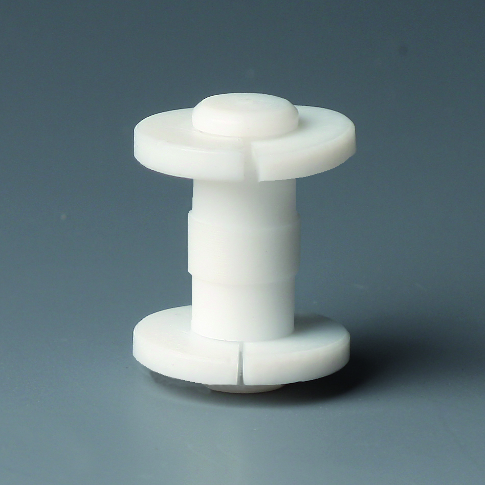 Bolts and Clamp Rings, PTFE, keyhole, 12mm, for 8,