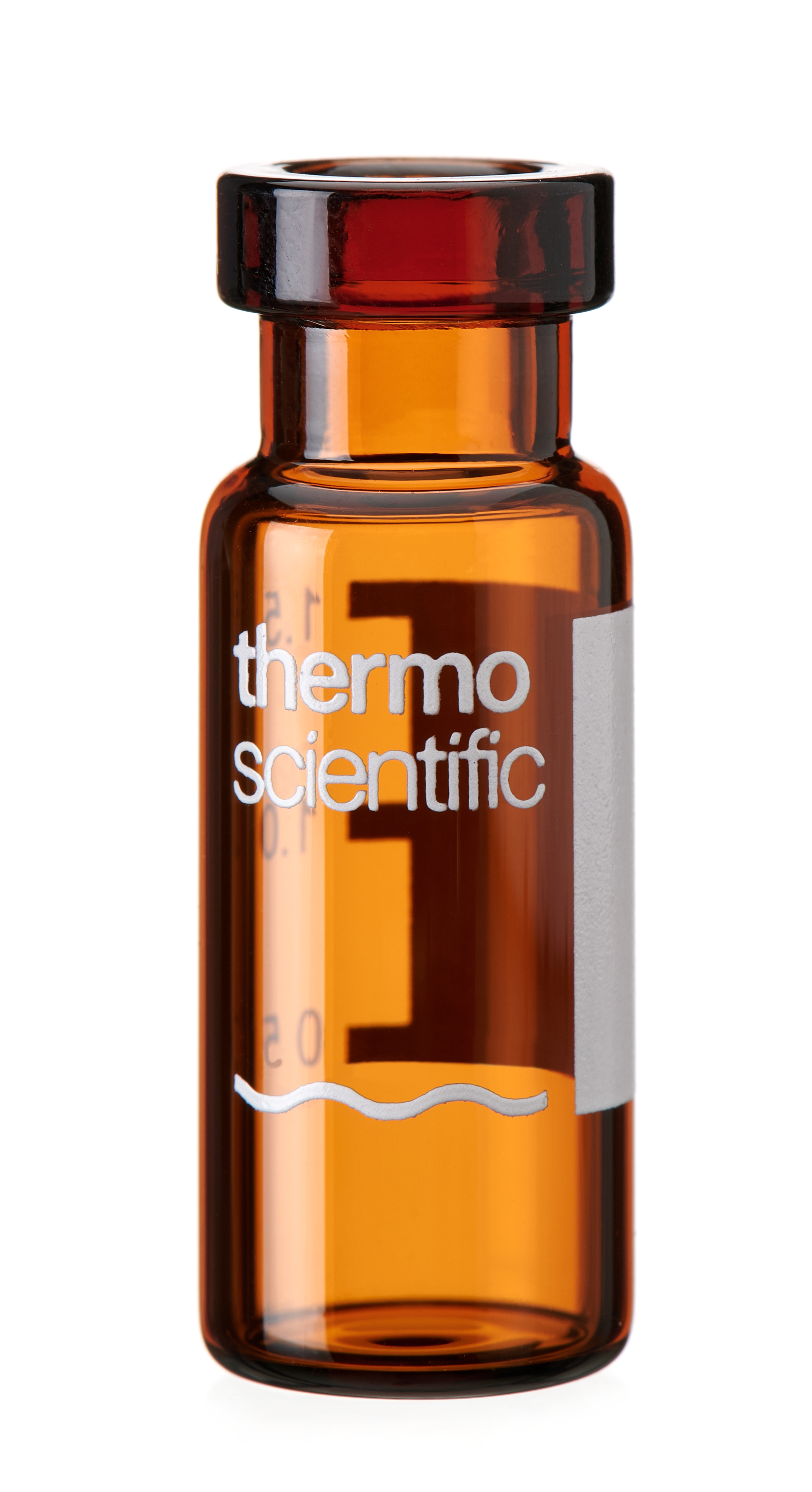 Vial 2ml brun crimp 11mm vid hals, lbl, 100stk