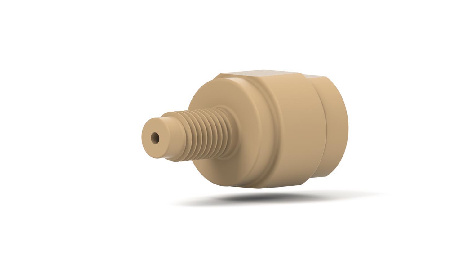 Checkventil, outlet, 1/4-28M-1/4-28F, 1 mm, 1 psi