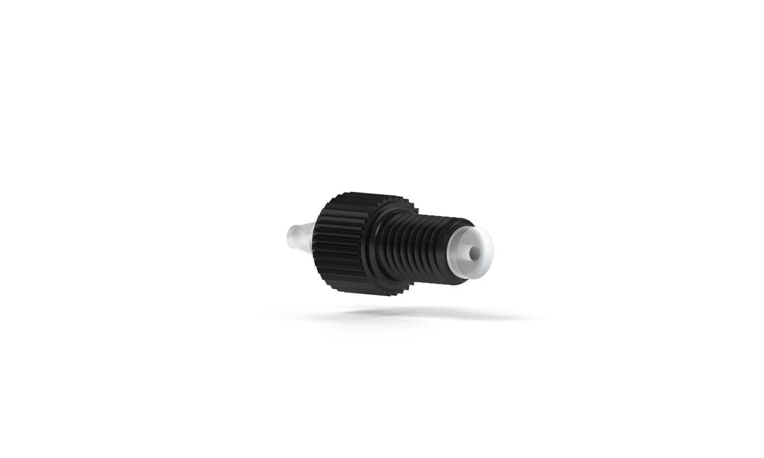 Adapter, 1,6 mm slangestuts - 1/4"-28, PP