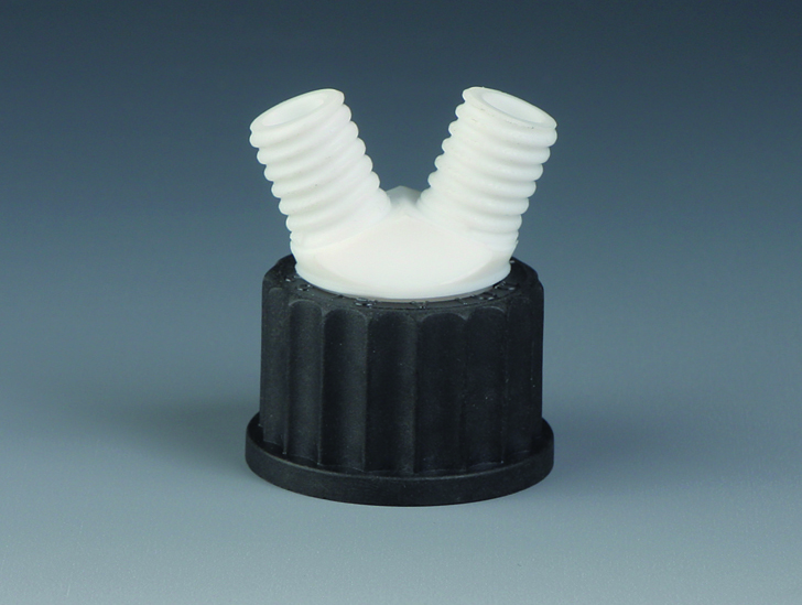 Fordeler-låg, GL32, 2 x GL14, PTFE/PP, max. Ø8mm