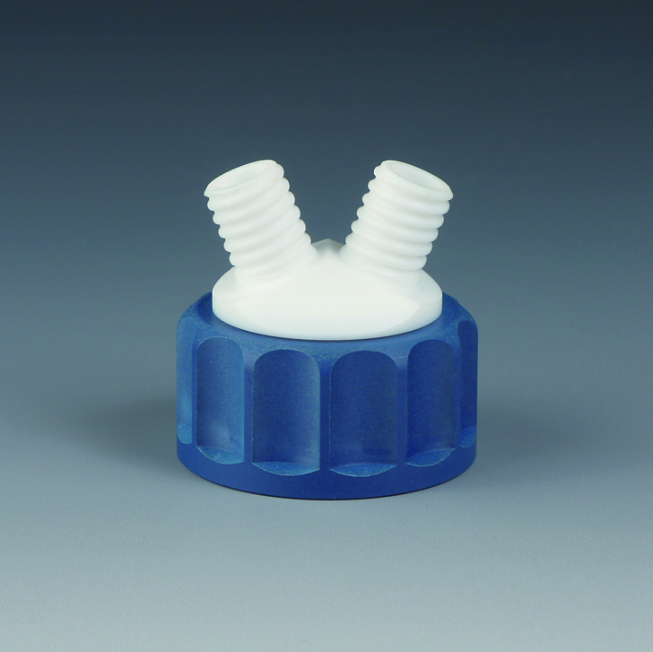 Fordeler-låg, S40, 2 x GL14, PTFE/PP, max. Ø8mm