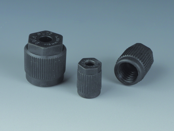 Screw cap GL14, PPS, 0,8-6,0 mm