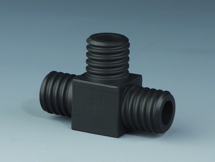 T-stykke, konduktiv, GL14, PTFE-EX