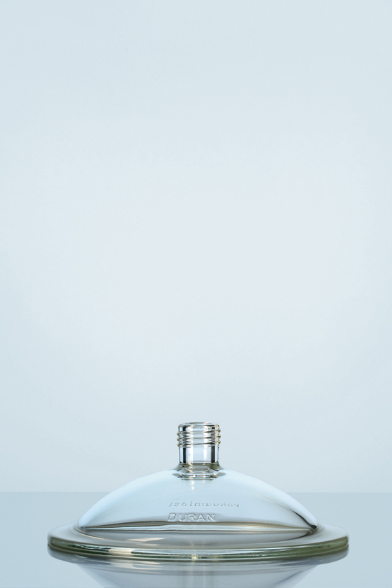 DURAN Eksikator-låg, med gevind outlet, DN150