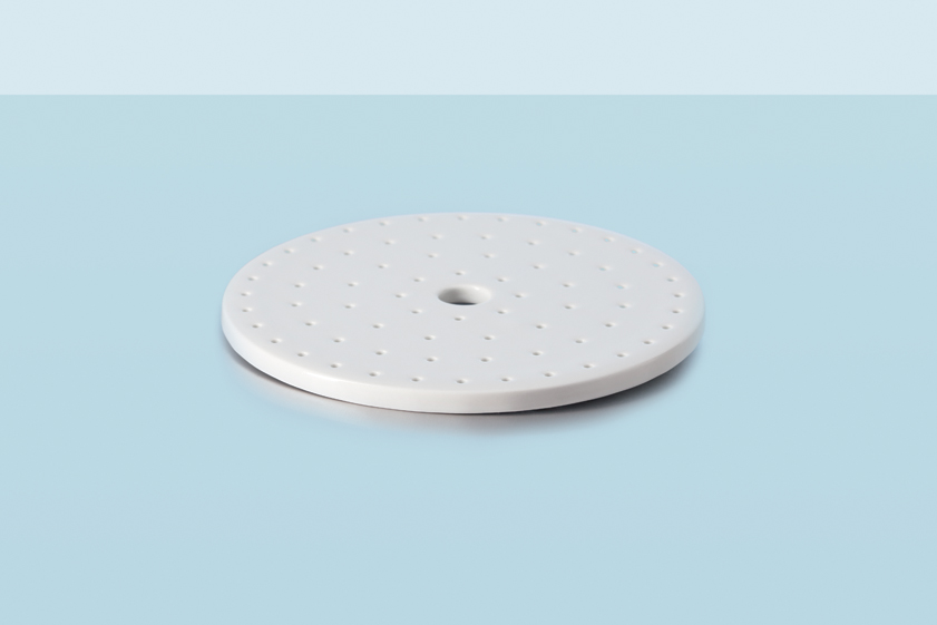 Desiccator plate, porcelain, DN100, 90mm