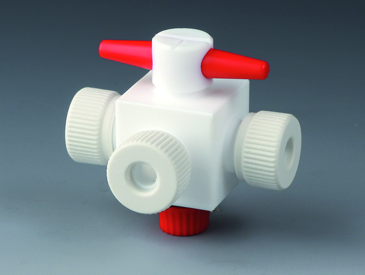 3-vejs ventil, M14 Ø4mm, lysn. 1,5mm, PTFE