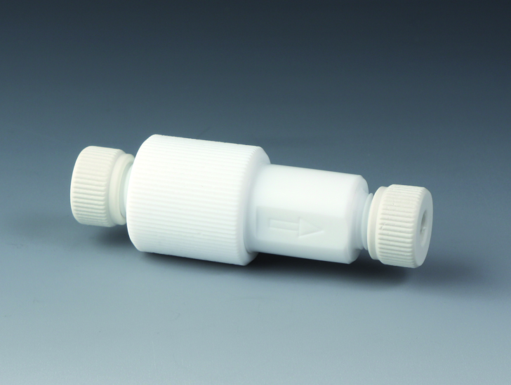 Checkventil, 0,1-2 bar, M14, for slange Ø4mm, PTFE