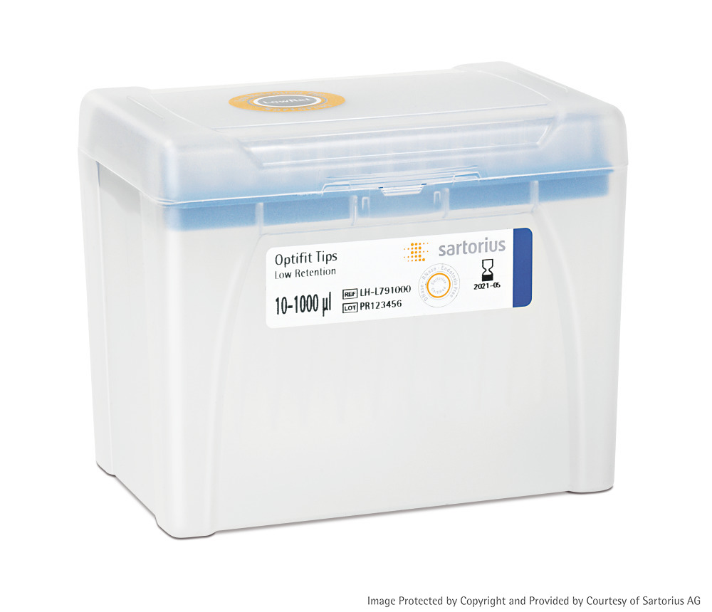 Pipettespids 10-1000 ul, lang, steril, 8x96stk