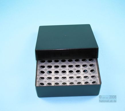 EPPi Box 50, 8x8, sort/sort, 52mm, fast, PP, 11mm,