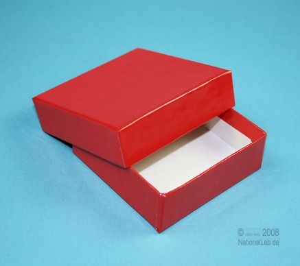 NANU Box 25, 1x1, fiber, rød, 25mm