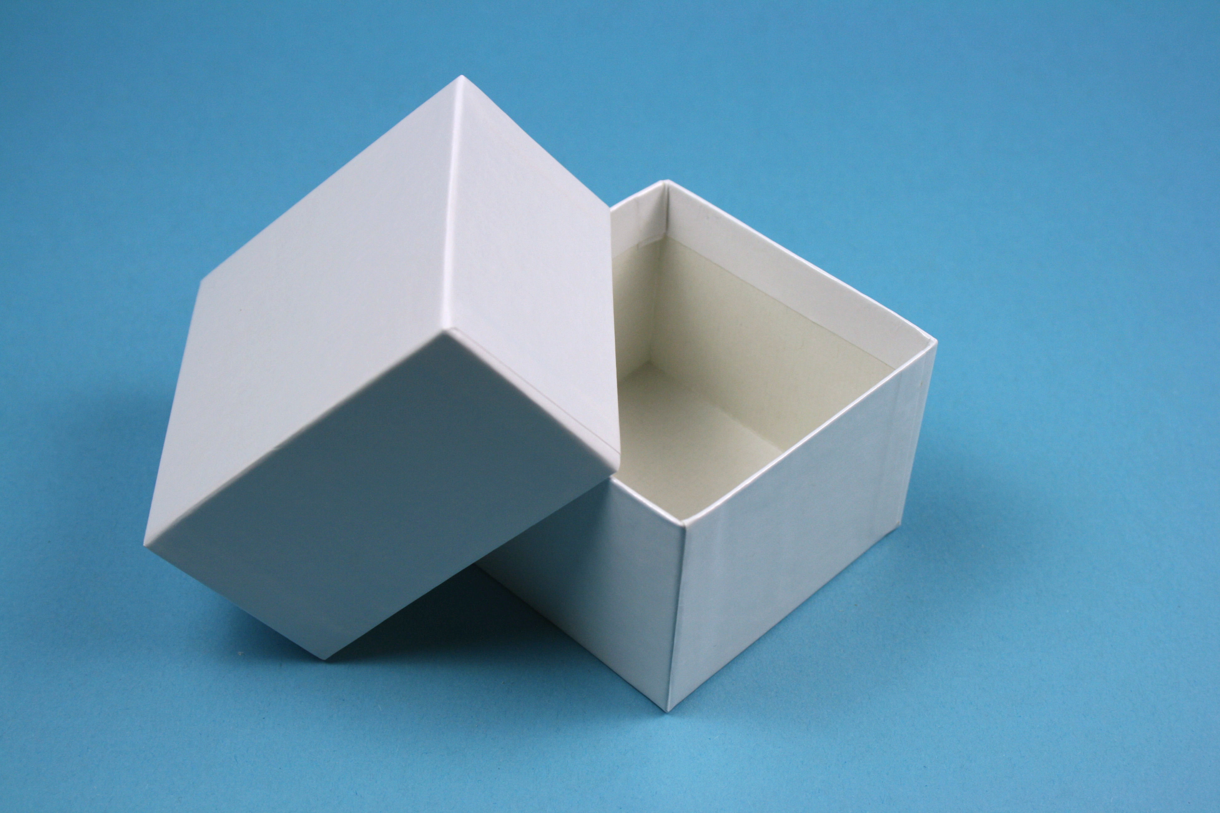 NANU Box 50, 1x1, fiber, hvid, 50mm