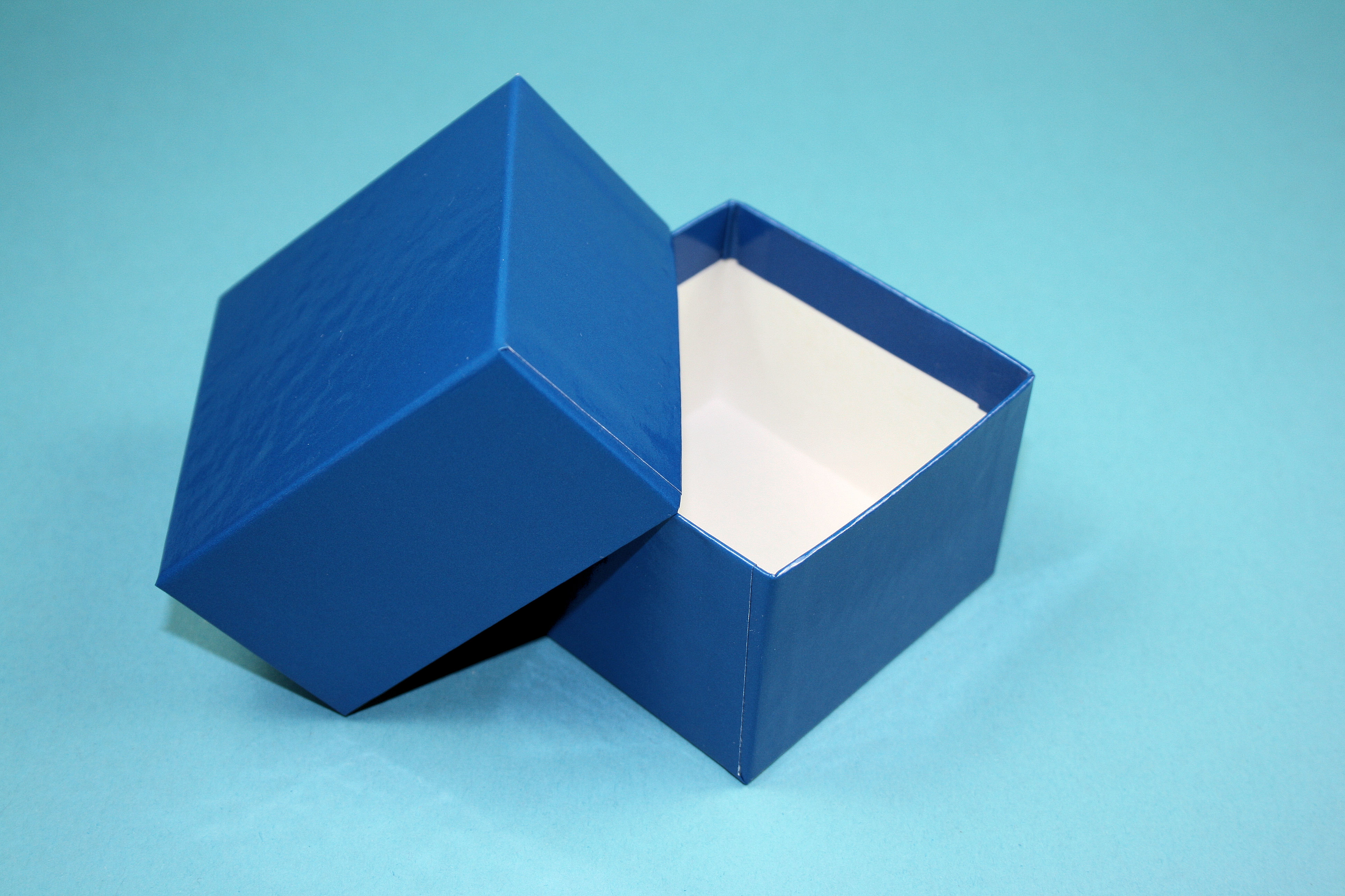 NANU Box 50, 1x1, fiber, blå, 50mm