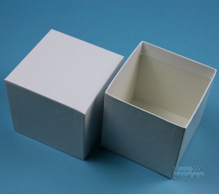 NANU Box 75, 1x1, fiber, hvid, 75mm