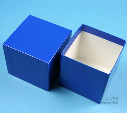 NANU Box 75, 1x1, fiber, blå, 75mm