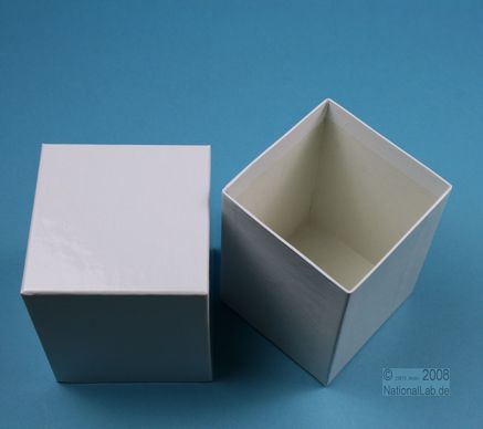 NANU Box 100, 1x1, fiber, hvid, 100mm