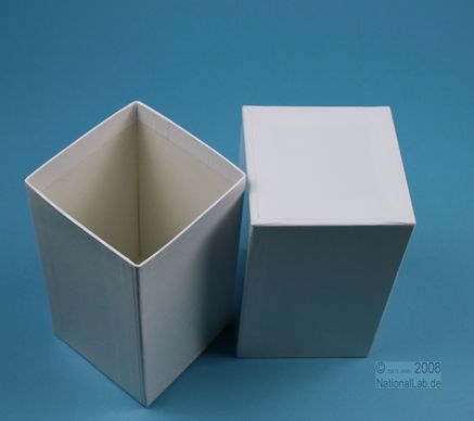 NANU Box 130, 1x1, fiber, hvid, 130mm