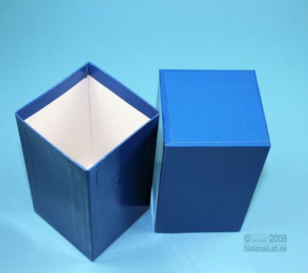 NANU Box 130, 1x1, fiber, blå, 130mm