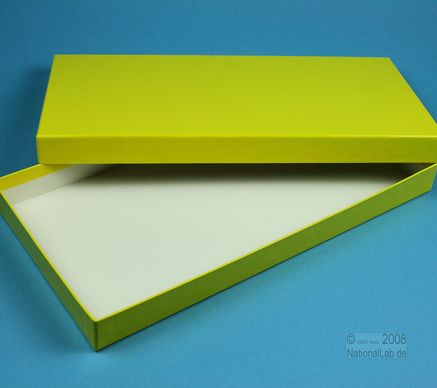 ALPHA Box 25 lang, 1x1, fiber, gul, 25mm
