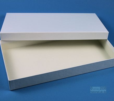 ALPHA Box 32 lang, 1x1, fiber, hvid, 32mm