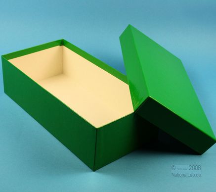 ALPHA Box 75 lang, 1x1, fiber, grøn, 75mm