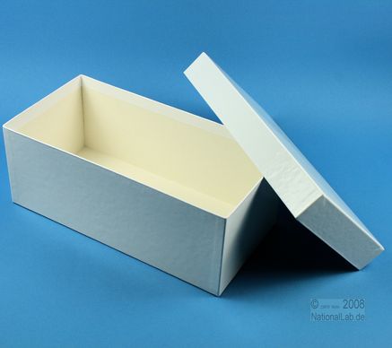 ALPHA Box 100 lang, 1x1, s-fiber, hvid, 100mm