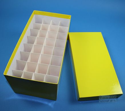 CellBox Maxi lang, 4x8, gul, 128mm, fiber, 34mm